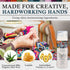Quilter's Hand Cream, Dove White Unscented 5 Oz for Quilters by Original Udder Balm