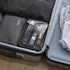 GRANNY SAYS TSA Approved Clear Makeup Bag, Portable Leather Travel Toiletry Bag for Women, Small Organizer (Black)