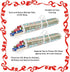 Wrapping Paper Storage - Set of 2 Organizers for 50 Rolls of Gift Wrap - Clear Totes with Handles for Holiday or Any