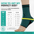 Modvel Foot & Ankle Brace Socks for Sprained Ankle, Compression Sleeve for Women & Men