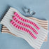 Neon Pink Press on Nails, Short Square Natural Gel Nails, 48Pcs Thick Reusable Fake Nails for Women