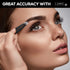 L’espoir High Precision Slant Tweezers, Rust-Free Stainless Steel, Perfect Alignment for Daily Beauty Routine - Black