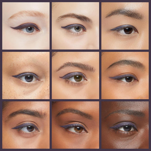 Palladio Wooden Eyeliner Pencil, Lavender, Thin Shape, Easy Application, Long Lasting, Rich Pigment