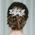 Oriamour Hair Side Combs with 2 Set Hair Pins, Bridal Hair Accessories Wedding Headpiece Set (Silver)
