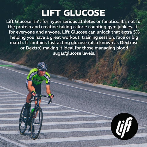 Lift Glucose | Fast-Acting Glucose Chewable Energy Tablets | Orange | 50 ct Jar (Pack of 6)