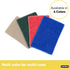 Natural Scouring Pad, Non-Scratch Sisal Plant Based Scrubber, Eco-Friendly Reusable Kitchen Scrubbing Pad Pack of 6