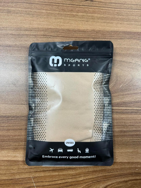 MGANG Thigh High Compression Stockings, 20-30 mmHg Graduated, Medical, Beige L for Men & Women
