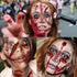 VANTATY 215+ PCS 3D Fake Scars Tattoo Temporary Halloween Makeup Kit, Scary Face Wound Stickers