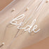 SWEETV Bridal Hair Bow Veil - White Bow Clip, Pearl Accessories for Bachelorette Party, Bridal Shower Gift