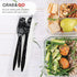 Party Essentials Individually Wrapped Plastic Cutlery Packets, 50 Sets of Black Forks, Spoons, Knives, Napkins