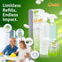DAZZ Whole House Starter Kit, 3 Reusable Spray Bottles & 6 Refills, Eco Friendly Cleaners