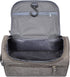 Vercord Men's Toiletry Bag, Wash Travel Small Shaving Dop Kit, Shower Bathroom Hygiene Bag, Frosted Grey
