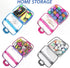 Large Transparent Clear Toiletry Bag - PVC Makeup Case with Handle - See Through Packing Cube - Zippered Plastic Pouch