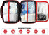 Compact First Aid Kit (228pcs) for Family Emergency Care, Waterproof EVA Case, Ideal for Car, Home, Camping