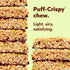 Pack 10g 8 Count Mezcla Puff-Crispy Plant Based Protein Bars - Variety - Healthy Snacks for Adults & Kids - Granola