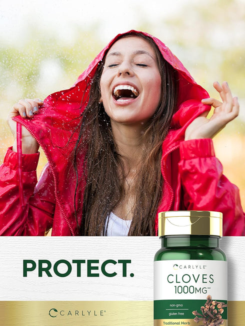 Carlyle Cloves Supplement | 1000mg | 100 Capsules - Non-GMO, Gluten Free