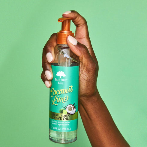Tree Hut Moisturizing Shave Oil - Basic Coconut-Lime, 7.7 Fl Oz