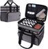 LIZSEN Large Medicine Storage Bag, Double Layer Pill Bottle Organizer Storage Bag with