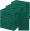 Hoolerry 100 Pcs Heavy Duty Scouring Pads, Non Scratch Household Scrub Pads for Kitchen Cleaning