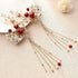 Lurrose Japanese Hairpins, Butterfly Tassel Kimono Kanzashi Bobby Pins Hair Clip Accessory for Traditional Kimono