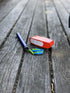 3 Pack Glucology Red Sharps Bins - Durable 80ml Biohazard Needle Disposal Containers for Medical Waste