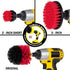 Outdoor Cleaning Supplies - Stiff Bristle Scrubber Kit, Fountain, Concrete, Stone, Brick, Patio, Deck Brushes