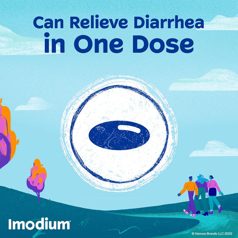 Imodium A-D Diarrhea Relief Softgels with Loperamide HCl, 24 ct, HSA/FSA Eligible