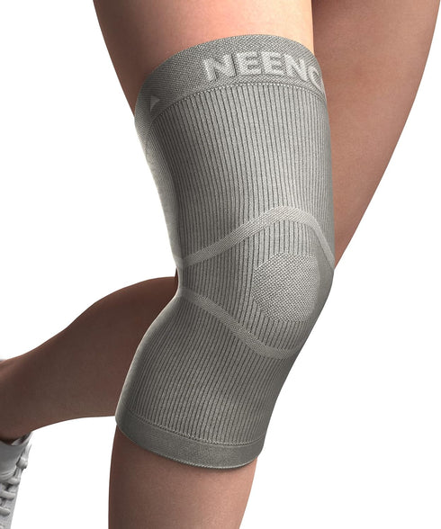 NEENCA Ultra-thin Knee Sleeve for Pain Relief, Light Compression Sleeve with Graphene Ions for Running and Sport
