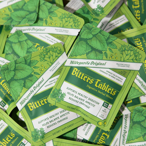 Hildegard's Original Bitters Tablets: Herbal Remedy for Fasting Support, Kidney Liver Cleanse Detox