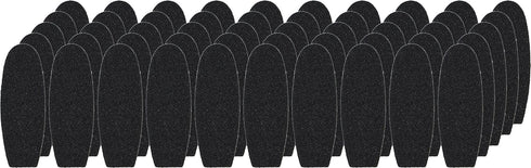 Stainless Steel Foot File Replacement Pad, 60 Grit, 50 Count for Foot Care