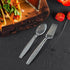 400 Count Heavy Duty Plastic Silverware Set - Clear Plastic Forks and Spoons, BPA Free Cutlery for All Occasions