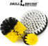 Bathroom Cleaning Accessories - Drill Brush - Shower Cleaner - Bathtub Tile Grout Microfiber Cloth