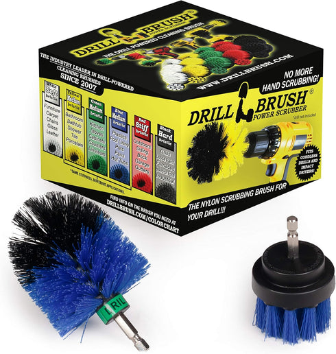 Pool Supplies - Drill Brush - MINI and 2-inch Spin Brush Maintenance Set for Pool Accessories