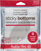 Sticky Bottoms Removable Sole Protectors, Clear (2 Pieces Large: 5 x 11 inches)