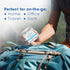 Peppermint Mouthwash Tablets - Chewable Travel Size Mouthwash for Fresh Breath, Fluoride Free, Alcohol Free (90 Tablets)