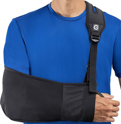Custom SLR/Healjoy Medical Arm Sling, Ergonomic Design with Split Strap Technology for Men & Women