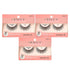 iEnvy Natural Eyelashes, Lightweight False Lashes, Multiangle and Volume 3D Natural Strip Lashes (3 Pack)