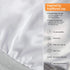 Silk Satin Lined Bonnet Sleep Cap, Adjustable Hair Wrap Cover for Curly Hair Protection for Women and Men - Light Grey