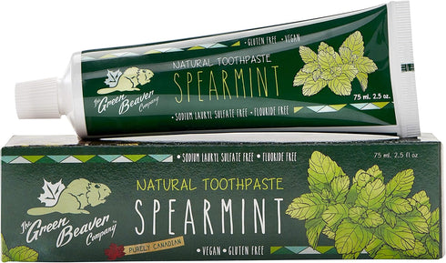 Green Beaver Spearmint Toothpaste, 2.5 Ounce