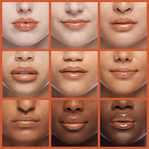 Nicole Miller Lip Gloss Collection, 10 Count Shimmery Glosses for Women and Girls with Long Lasting Color