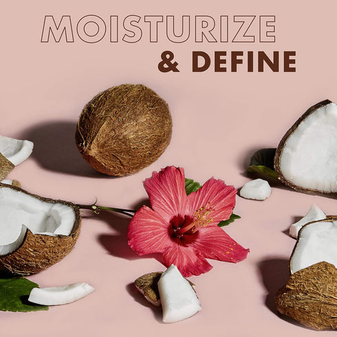 SheaMoisture Curl Enhancing Smoothie Hair Cream, 20 oz, for Thick, Curly Hair, Coconut and Hibiscus Formula