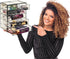 Sorbus Acrylic Makeup Organizer - Big Clear Storage Case for Cosmetics & Jewelry - 3 Large, 4 Small Drawers for Vanity