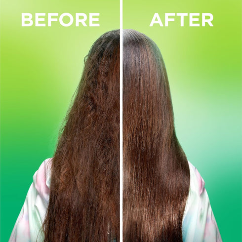 Garnier Fructis 10-in-1 Sleek & Shine for Frizzy, Dry Hair, Plant Keratin, 8.1 Fl Oz