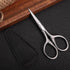Small Precision Scissors, 3.5inch Stainless Steel Multi-Purpose Grooming Kit for Facial Hair, Eyebrow, Beard