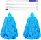 EaseYourDay Microfiber Cloth String Mop, One Lightweight Aluminum Pole + Two Loop