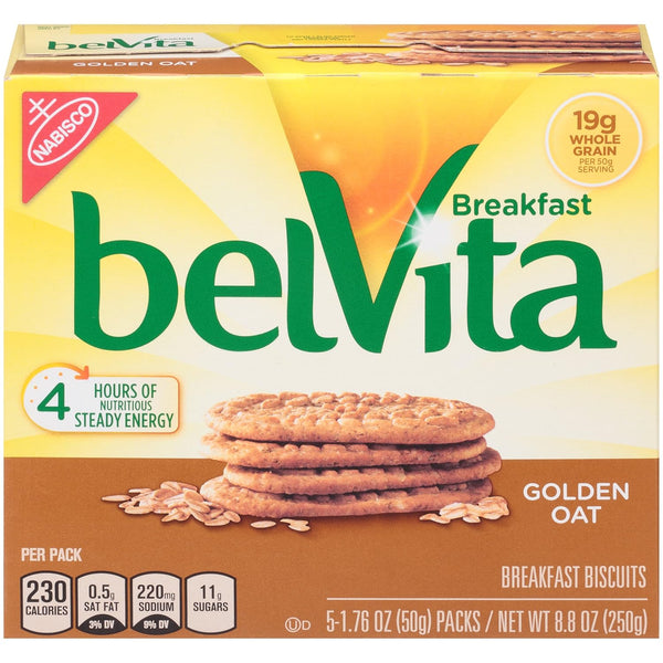 belVita Breakfast Biscuits, Golden Oat, 8.8 oz
