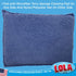Lola Products Microfiber Terry & Nylon Net 12 Pack | Non-Scratch 2-Way Cleaning Sponge Scrubber with Dual Sided Cloth