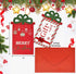 Set 12 Gift Boutique Christmas Money & Gift Card Sleeves of Holiday Envelopes Greeting Cards Funny Exchange Gifts Cash