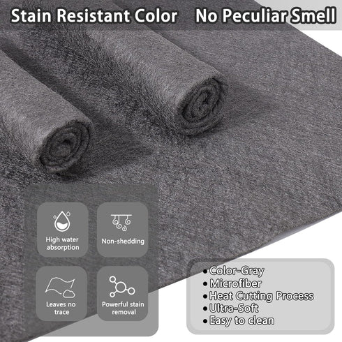 Thickened Magic Cleaning Cloth: 8 Pcs Lint Free Reusable Microfiber Rags for Windows, Mirrors, Glass & Car