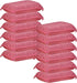 Miracle Microfiber Scrubbing Sponge, Red Extra Scrubbing Power, Super Absorbent Kitchen Sponge, 12-Pack by Superio